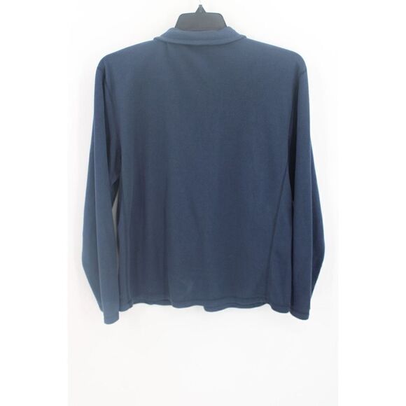 THE NORTH FACE MENS SIZE L NAVY BLUE 1/4 ZIP FLEECE PULLOVER LS SHIRT - Picture 6 of 9